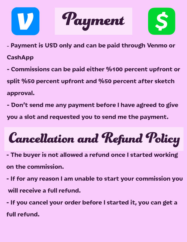 Payment and Cancellation/Refund Policy