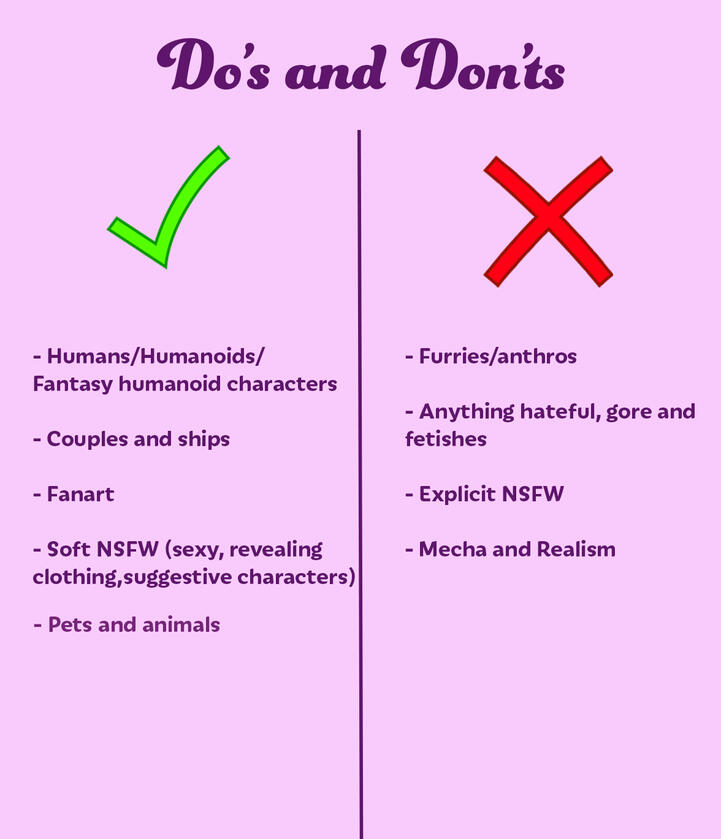 Do&#39;s and Don&#39;ts